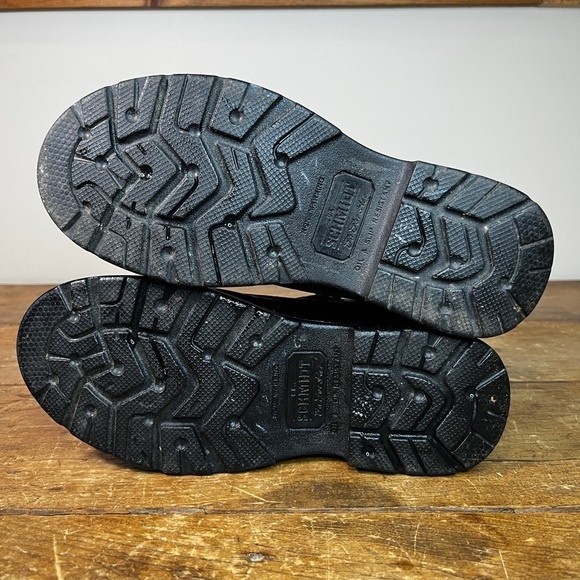 Schmidt Women’s Leather lace up steel toe safety boots size 6M - Picture 8 of 14